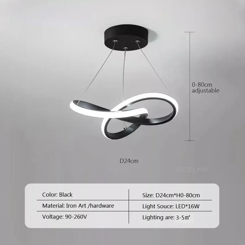 Nivoa Tynn | Schmale LED-Pendelleuchte im nordischen Stil für Flur und Wohnbereich