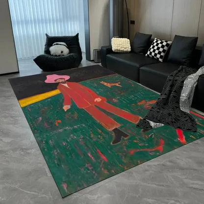 LunaWeave | Teppich mit klassischem Vintage-Charme | Zeitloses Design & weiche Haptik – Stilvolle Eleganz für jedes Zuhause