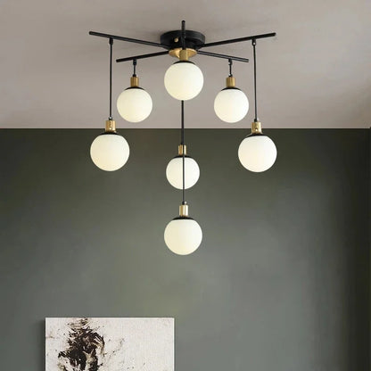 Ignatia | Skandinavischer Vintage-LED-Kronleuchter für das Wohnzimmer