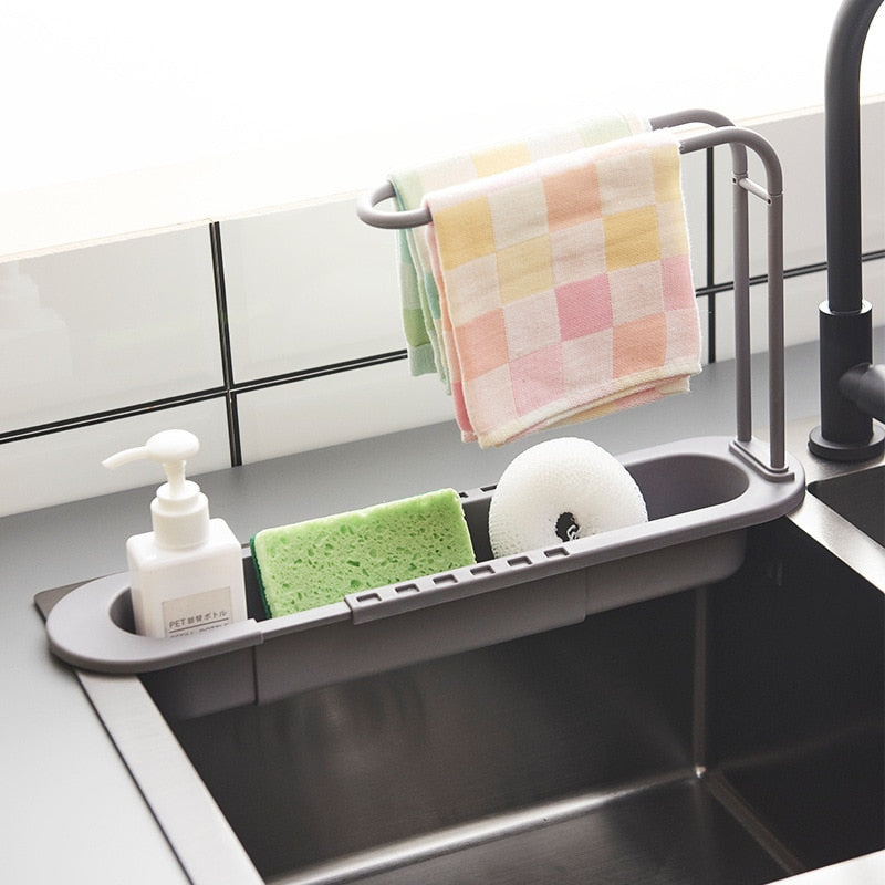 SmartHome SinkTidy | Gootsteenorganizer met opbergruimte voor sponzen en doeken