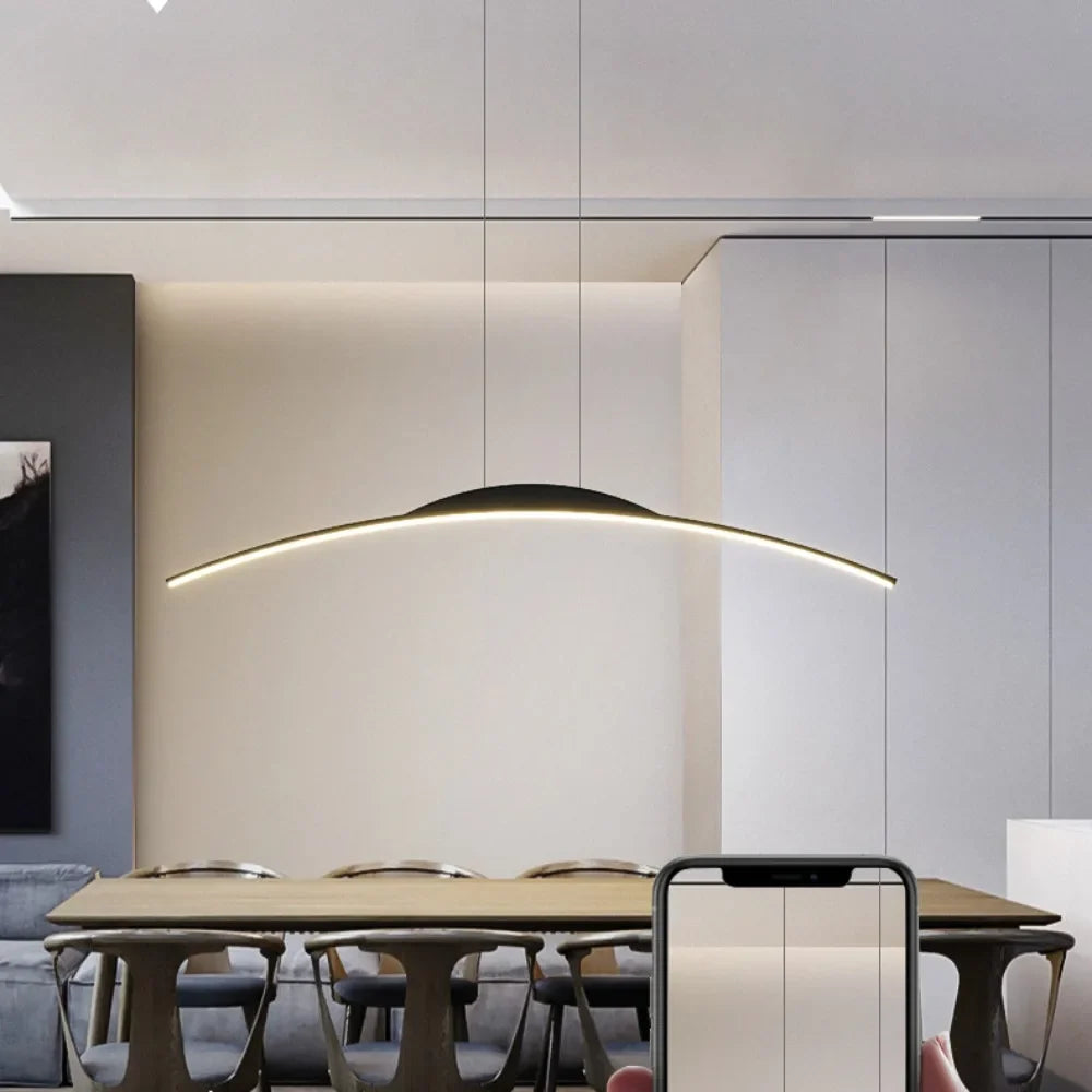 Ethirelle Linea | Moderne LED Pendelleuchte für Esszimmer, Küche & Wohnzimmer
