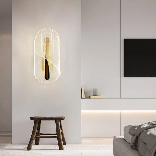 Lirien Alva | LED-Wandleuchte aus Acryl im nordischen Stil für Schlafzimmer und Wohnbereich