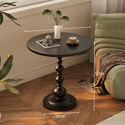 Mariselle | Runde Beistelltisch im Vintage Modern Stil