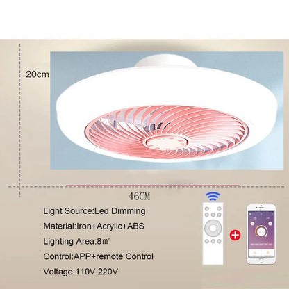 Aeralis Fold | Intelligenter Deckenventilator mit Licht & einziehbaren Flügeln – leise & fernsteuerbar
