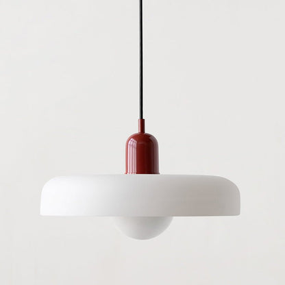 Lunari Halo | Hängeleuchte aus farbigem Glas im Bauhaus-Stil