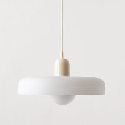 Lunari Halo | Hängeleuchte aus farbigem Glas im Bauhaus-Stil