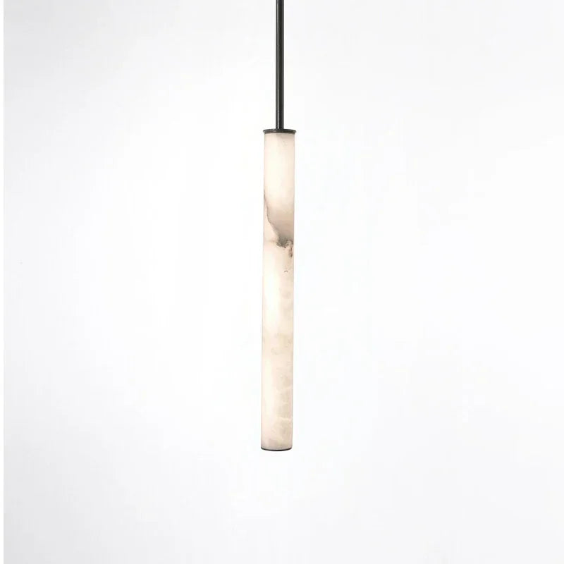 Lunvero Minara | LED-Pendelleuchte aus Marmor und Kupfer für stilvolle Wohnräume