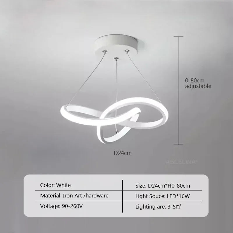 Nivoa Tynn | Schmale LED-Pendelleuchte im nordischen Stil für Flur und Wohnbereich