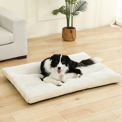 Luxus Hundekissen Rechteckig | 100% Baumwolle | Weich & Atmungsaktiv | Für Bench & Zuhause | 4 Größen