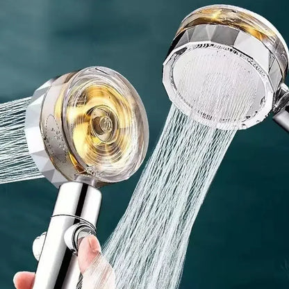 360° drehbarer Hochdruck-Duschkopf mit Turbo-Propeller – wassersparend & leistungsstark 🚿