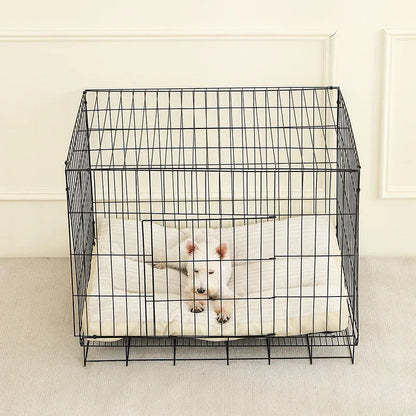 Luxus Hundekissen Rechteckig | 100% Baumwolle | Weich & Atmungsaktiv | Für Bench & Zuhause | 4 Größen