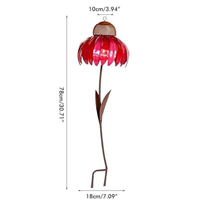 NaturNest™ | Hängendes Metall-Futterhaus im Blumendesign