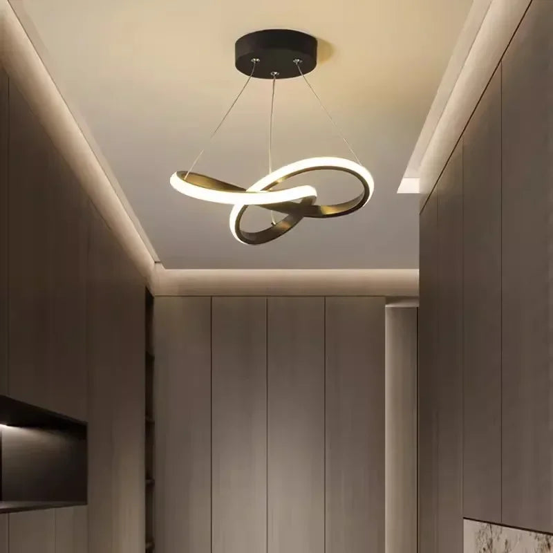 Nivoa Tynn | Schmale LED-Pendelleuchte im nordischen Stil für Flur und Wohnbereich