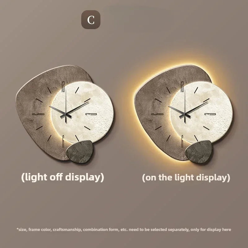 Auralume Circa | LED-beleuchtete Wanduhr mit modernem Design