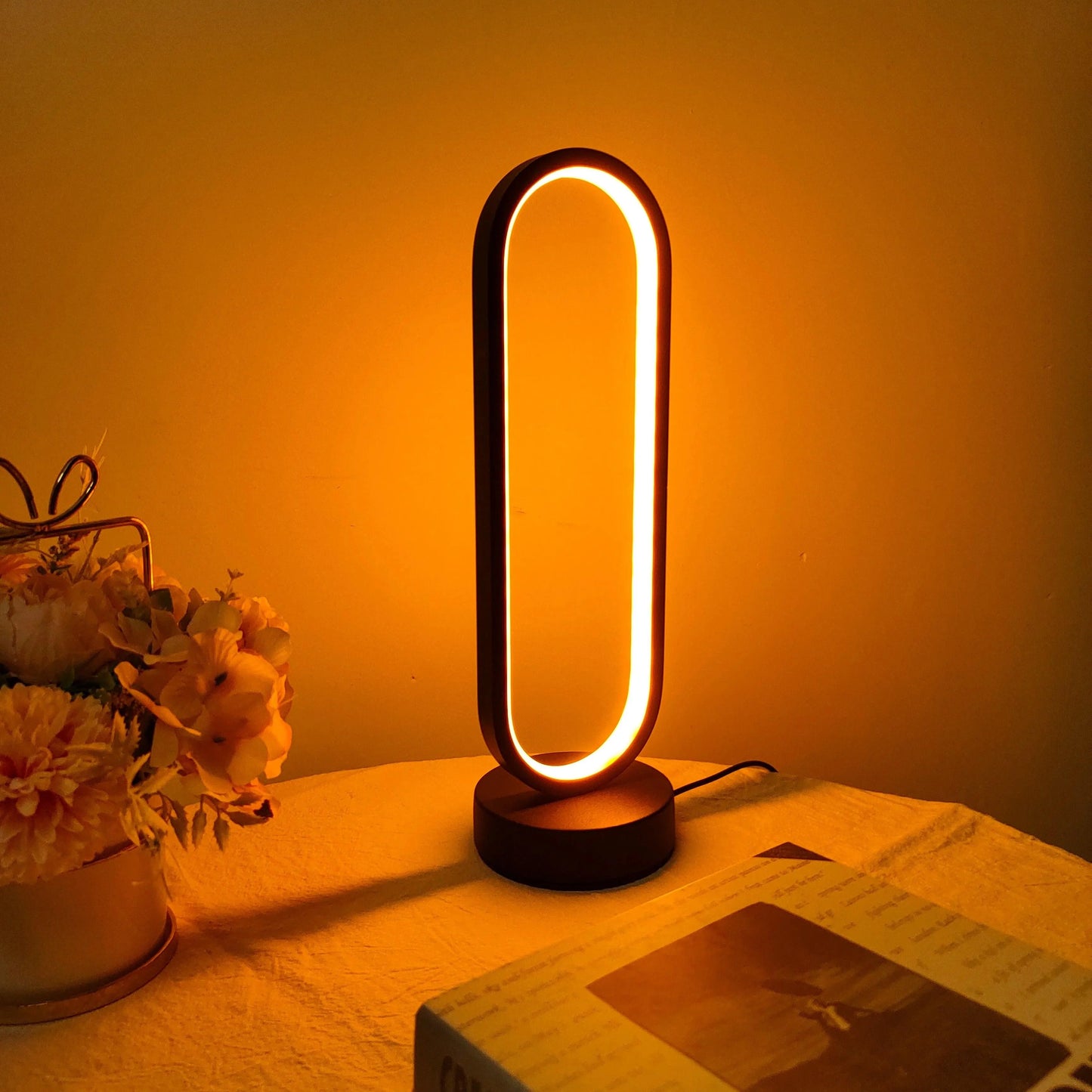 Orvalo Ring | Dimmbares LED Nachtlicht mit 3 Lichtfarben