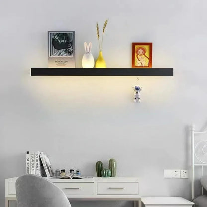 Luntheris | Moderne LED-Wandleuchte mit integriertem Nachtregal