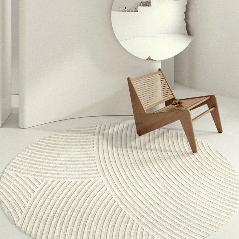 FormaLuna Rug | Runder Teppich mit modernem geometrischem Muster
