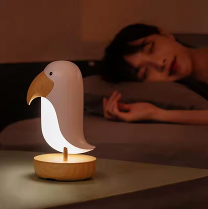 LumoNest Ava | Wiederaufladbare LED-Nachtlampe im Vogel-Design