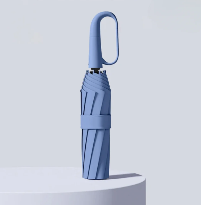 Robuster Regenschirm | Wind- & Regenschutz mit reflektierendem Rand