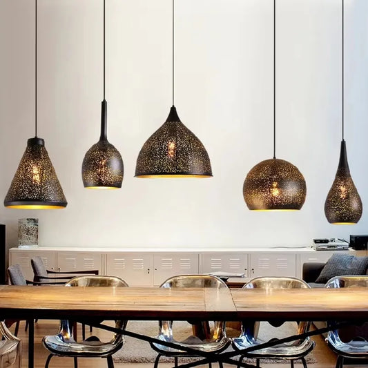Noctyra | Vintage Eisen-Hängeleuchte im skandinavischen Loftstil