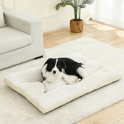 Luxus Hundekissen Rechteckig | 100% Baumwolle | Weich & Atmungsaktiv | Für Bench & Zuhause | 4 Größen