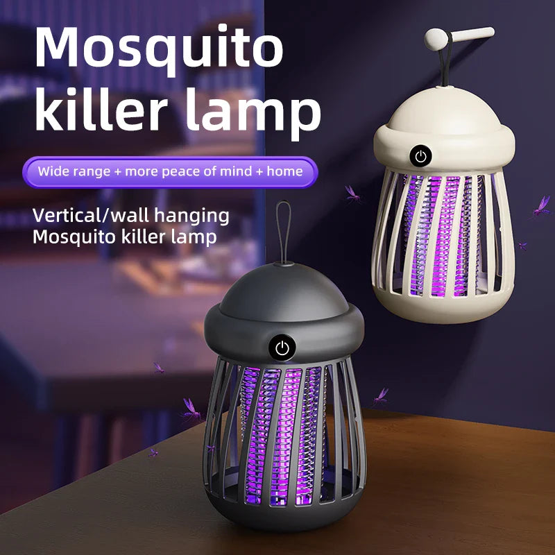 Skarin Glow | UV-Insektenvernichter mit 3000V Gitter für Innen & Außen