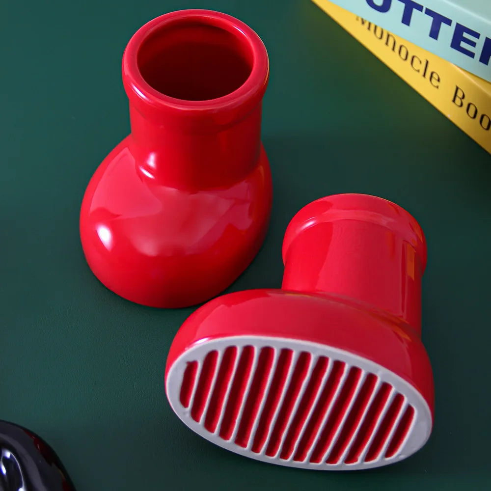 Terrato Boot | Keramik-Blumentopf in Stiefelform