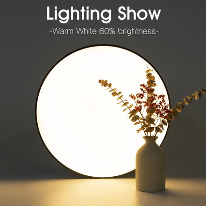 Maravi Glow | dimmbare LED-Deckenleuchte mit Fernbedienung für Schlafzimmer und Wohnzimmer