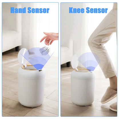 Vekkio Sense | Automatischer Mülleimer mit Bewegungssensor für Bad, Küche oder Büro
