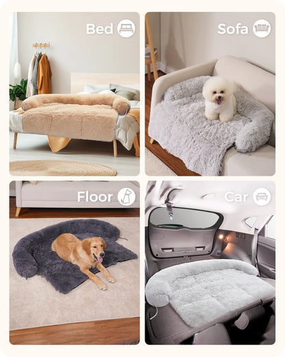 Pawz Road Fluffy Hundekissen | Sofa-Schutzkissen | Modular & Waschbar | Anti-Rutsch | Für Hunde jeder Größe