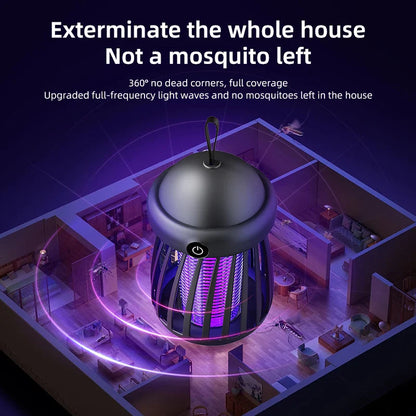 Skarin Glow | UV-Insektenvernichter mit 3000V Gitter für Innen & Außen