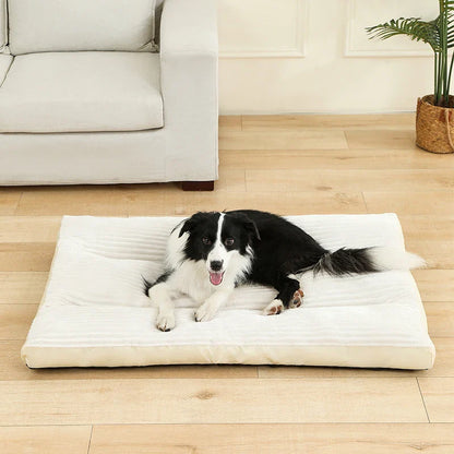 Luxus Hundekissen Rechteckig | 100% Baumwolle | Weich & Atmungsaktiv | Für Bench & Zuhause | 4 Größen