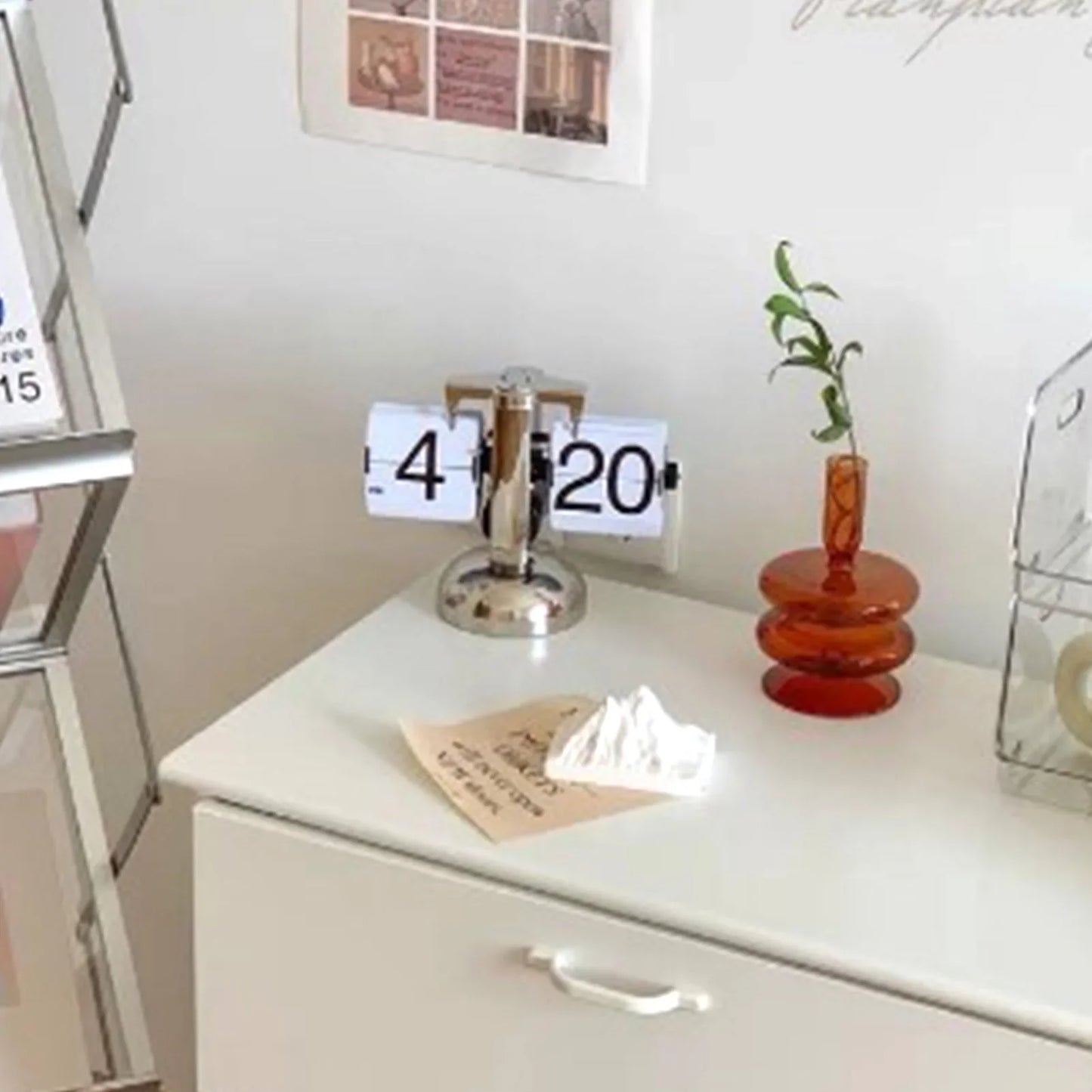 Fliporia Retro | Mechanische Flip-Uhr im Vintage-Design