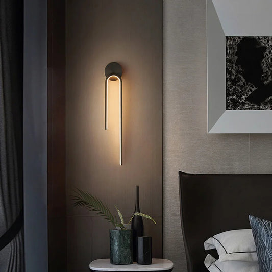 Limae Veya | Minimalistische LED-Wandleuchte im nordischen Stil für Schlafzimmer und Bad