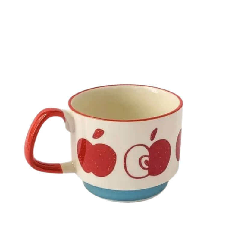 Brenvika | Keramik-Kaffeetasse im Retro-Stil, in 8 Designs erhältlich