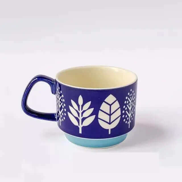 Brenvika | Keramik-Kaffeetasse im Retro-Stil, in 8 Designs erhältlich