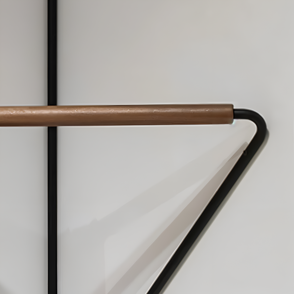 Triad – Geometrischer Garderobenständer aus Metall | Vielseitige Mehrzweck-Garderobe