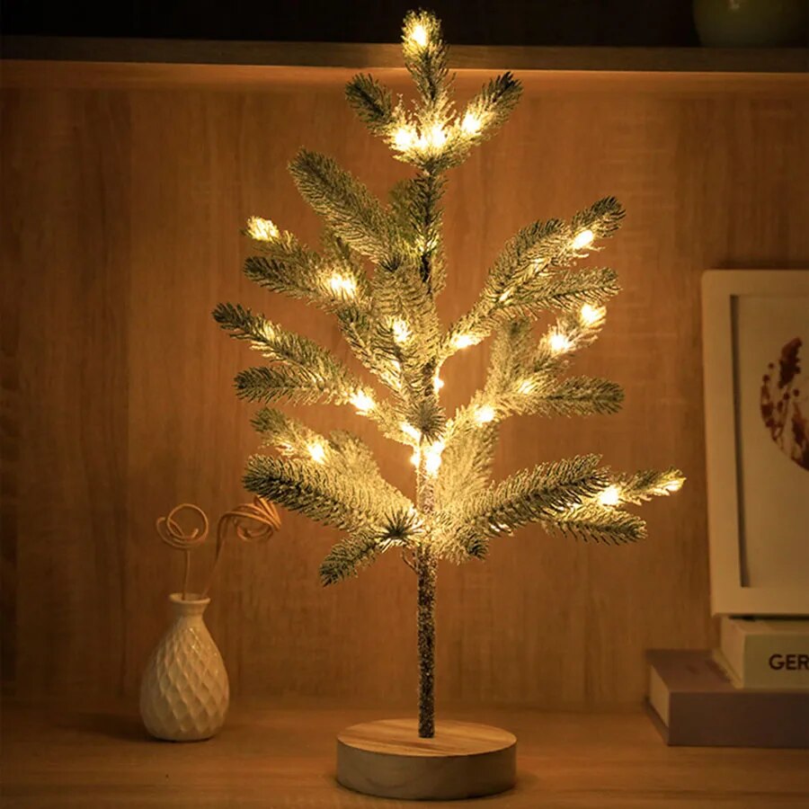 Liora Fir | Dekoratives LED-Bäumchen mit warmweißem Licht