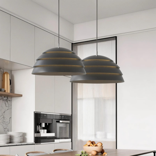 Lunava | Minimalistische Pendelleuchte mit Kuppelschirm