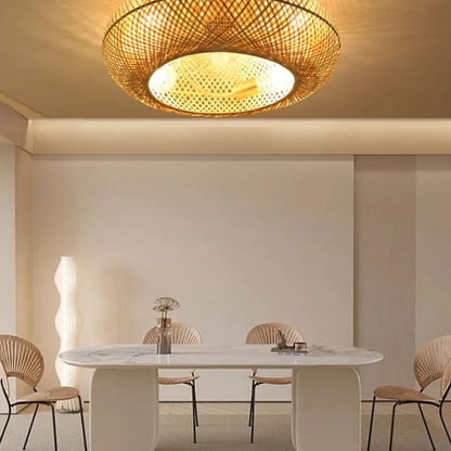 BambooAir Circo | Deckenventilator mit LED-Licht und Fernbedienung im modernen Design