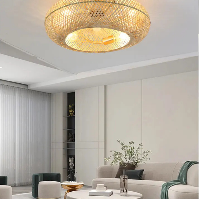 BambooAir Circo | Deckenventilator mit LED-Licht und Fernbedienung im modernen Design