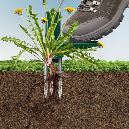 RootPull™ | Ergonomisch tuingereedschap tegen onkruidwortels