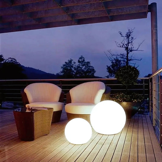 Aurora Sphere | Wasserdichte LED-Kugellampe mit Farbwechsel für Innen & Außen