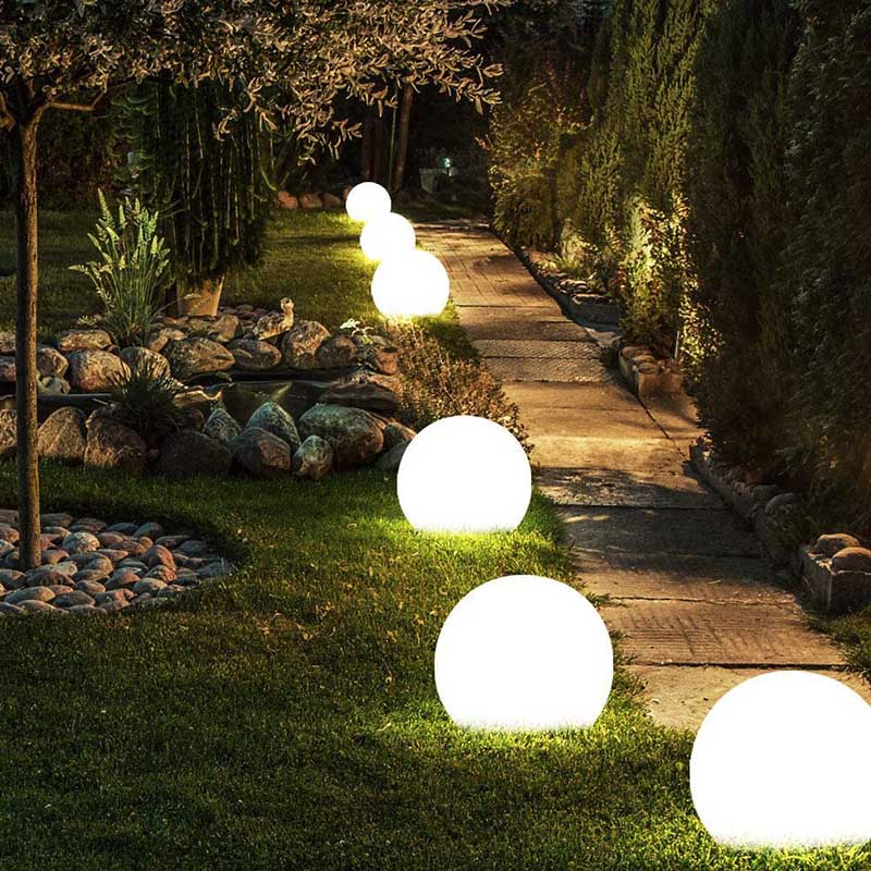 Aurora Sphere | Wasserdichte LED-Kugellampe mit Farbwechsel für Innen & Außen