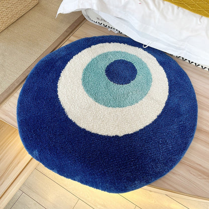 LunaWeave | Kreisförmiger Teppich mit Symbol | Spirituelles Design, weich & waschbar – Stilvolle Harmonie für Ihr Zuhause