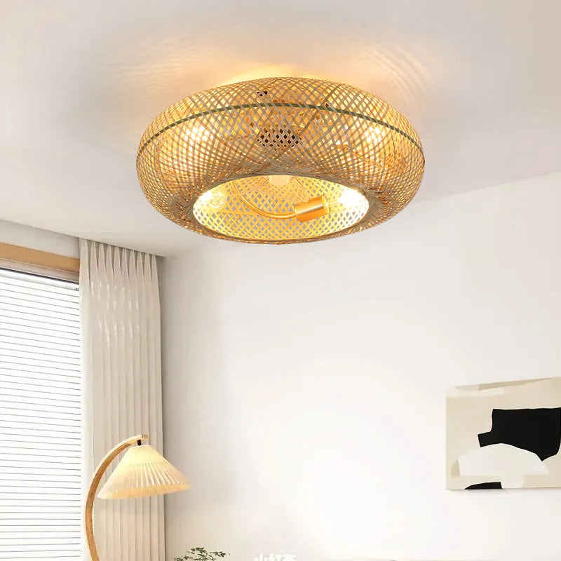 BambooAir Circo | Deckenventilator mit LED-Licht und Fernbedienung im modernen Design