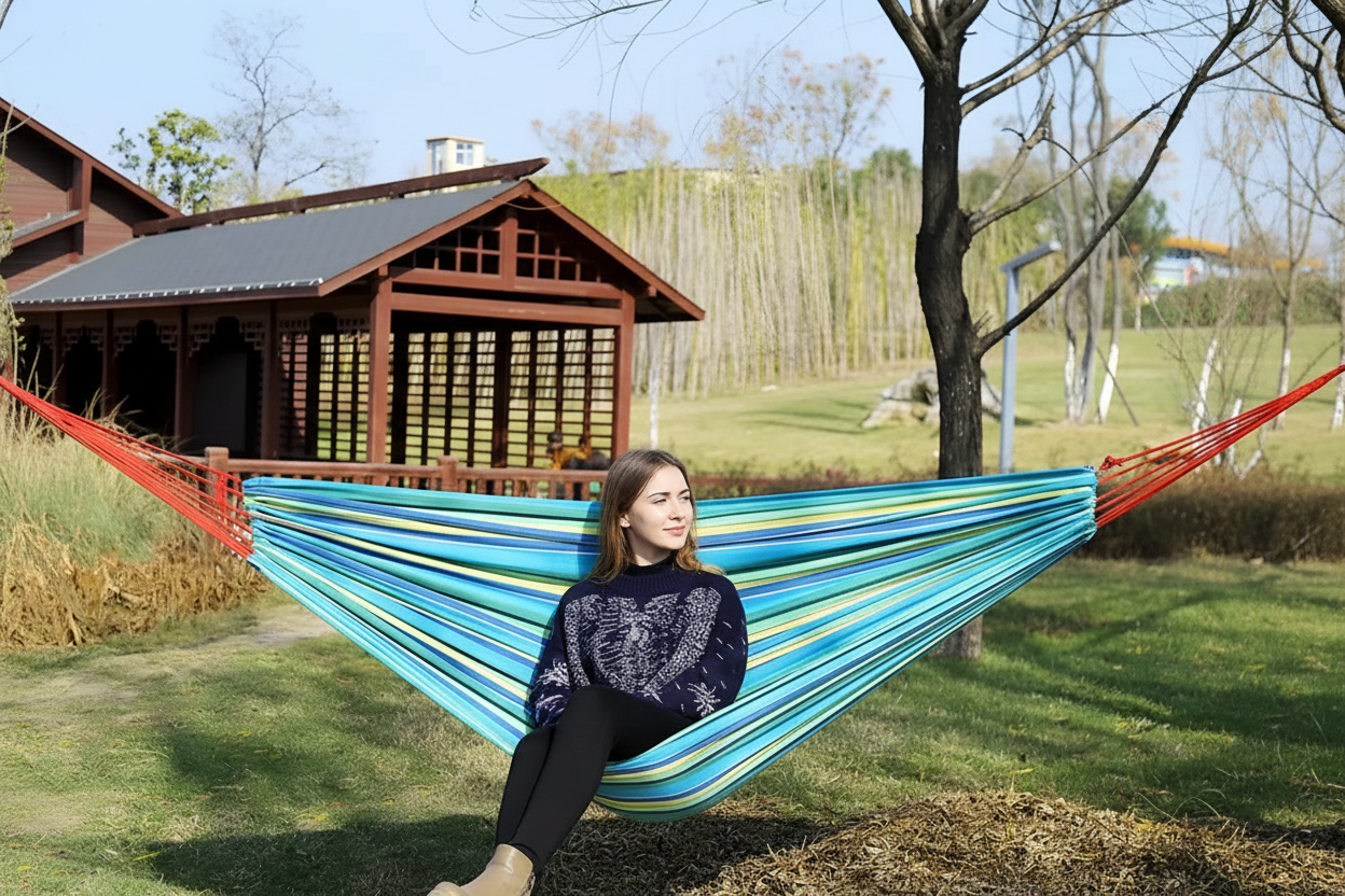 Multifunktionale Hängematte | Atmungsaktiv & Stabil | Bis 200 kg | Für Innen & Außen