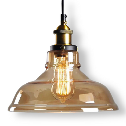VintaLoft – Elegante Rauchglas Pendelleuchte im Vintage Loft Design