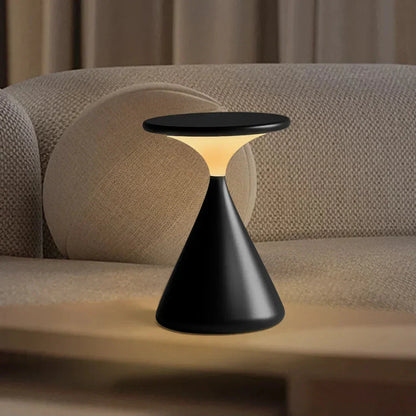Aeron Glow | Kabellose LED-Tischleuchte im Hourglass-Design