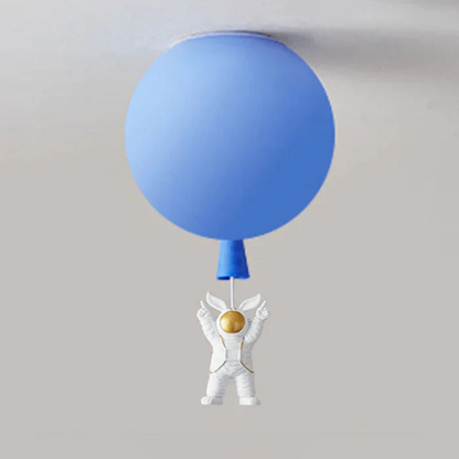 Stellari Orbit | verspielte LED-Deckenleuchte für Kinderzimmer im Astronauten-Design